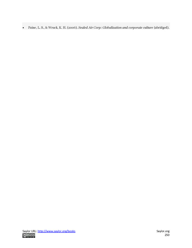 Fundamentals of Global Strategy - Page 250